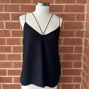 Cameo black strappy spaghetti strap top Size Large